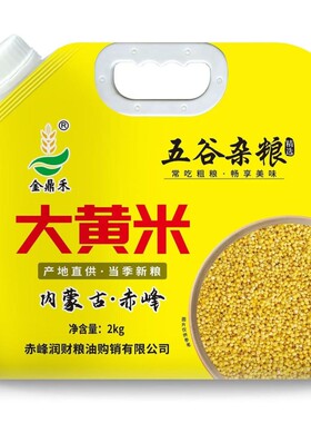 内蒙赤峰优质新米农家新大黄米黏米黄糯米包粽子米软米粘米