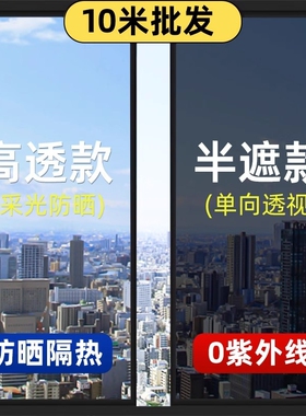美膜彩阳台防窥隔热太阳膜防紫外