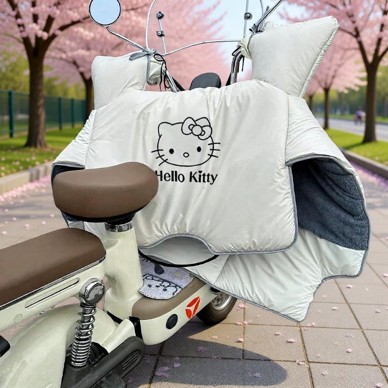 电动电瓶车挡风被冬季加绒加厚冬天防寒加大防水防风罩四季通用款