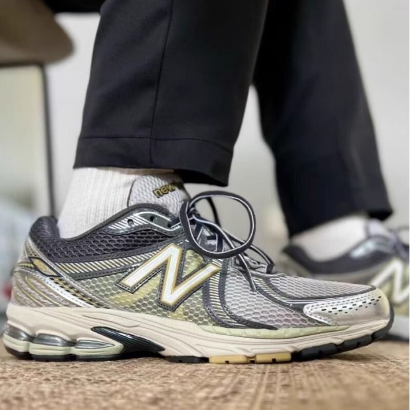 时尚情侣N字860新款运动鞋复古透气轻便老爹鞋男女同款休闲鞋跑步