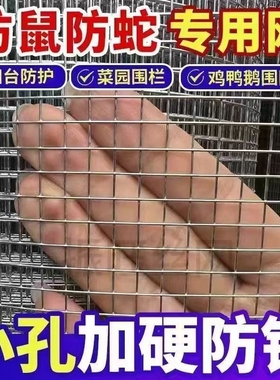 小孔防鼠防蛇热镀锌钢丝网养殖鸡鸭鸟兔围栏隔离网鸡笼网