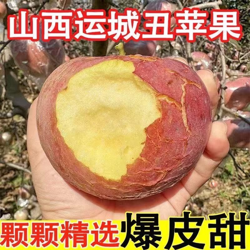 【脆甜】现摘新鲜红富士丑苹果整箱装新鲜水果孕妇水果脆甜多汁