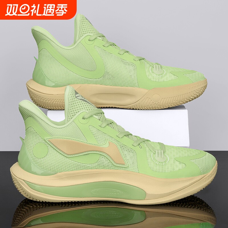 音速11实战篮球鞋男新款低帮耐磨碳板有声音8闪击9TD运动球鞋气垫