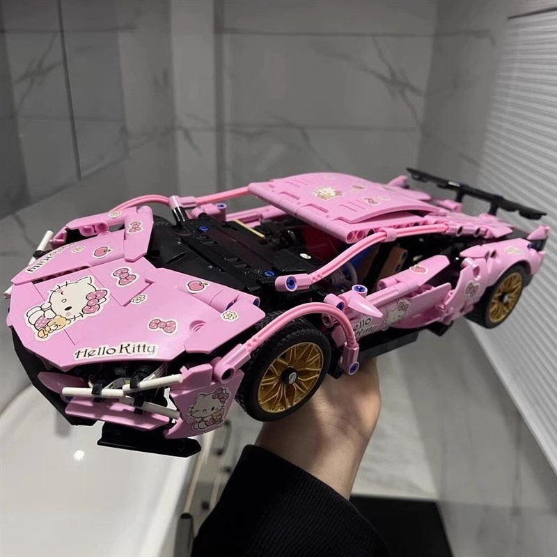 【亏本出】积木跑车模型