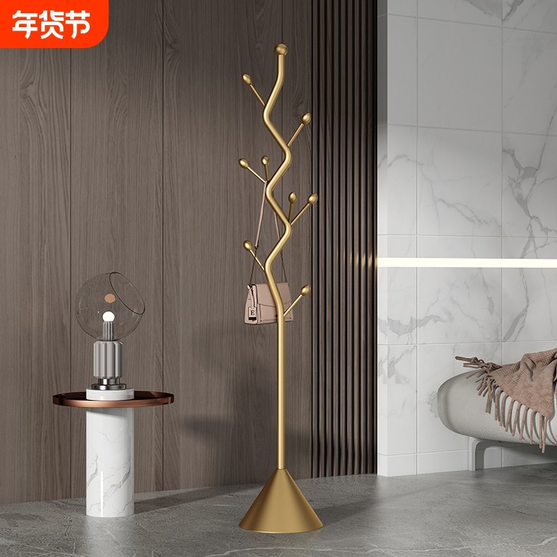 轻奢衣架落地卧室挂衣架收纳立式衣帽架家用客厅衣服架子简易奶油,住宅家具,衣帽架,淘宝优惠券,粉丝福利购,淘宝优惠卷