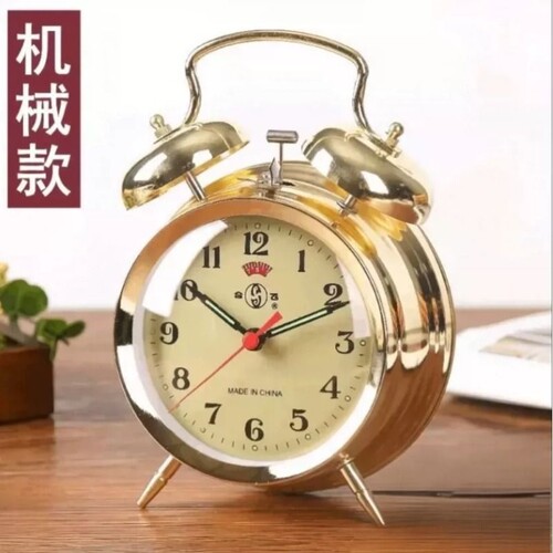 【畅销爆款】合飞机械上发条闹钟