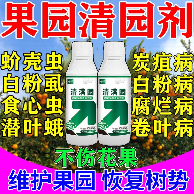 清满园果树清园修复伤口恢复树势