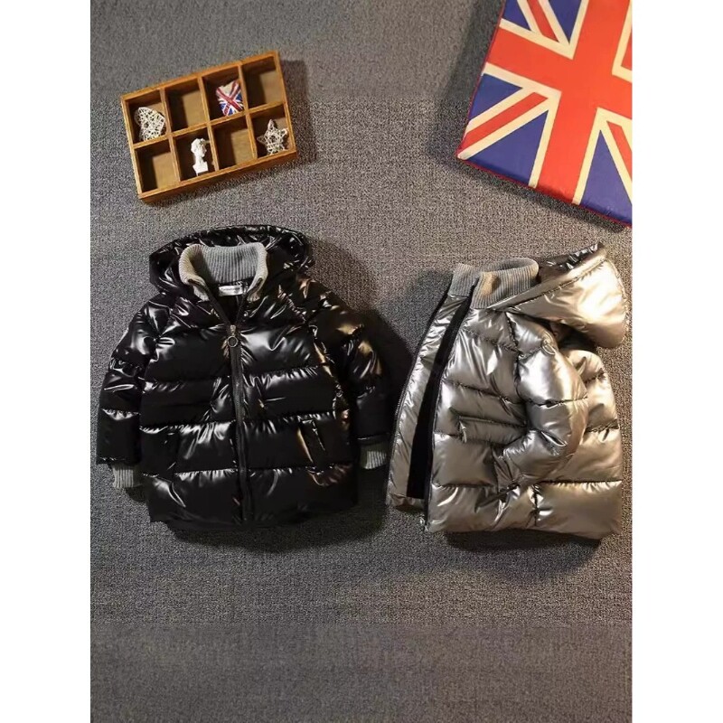 雅鹿㱁男童棉服冬装外套中长款加厚羽绒棉衣儿童棉袄中小童男孩