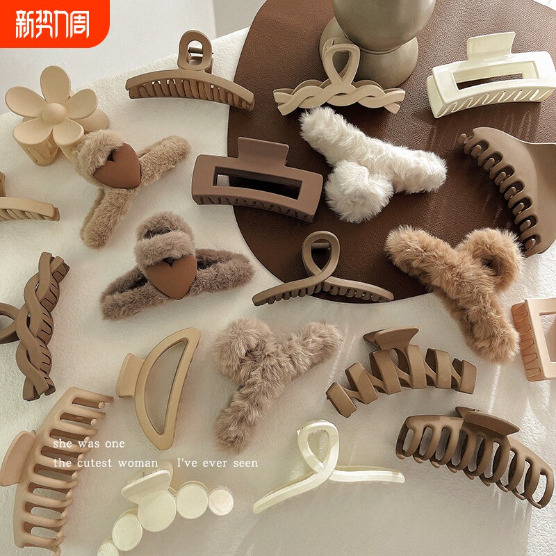发夹女后脑勺抓夹鲨鱼夹发卡高级感发抓大号头发夹子头饰2025新款