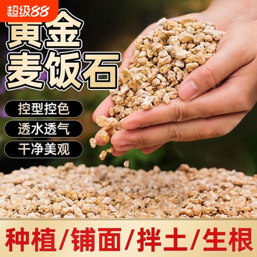 盛京植材多肉专用黄金麦饭石