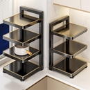 厨房置物架多功能锅具收纳架家用多层橱柜水槽分层放锅架落地台面