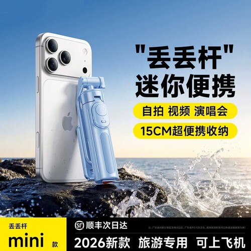 迷你口袋丢丢自拍杆2026新款
