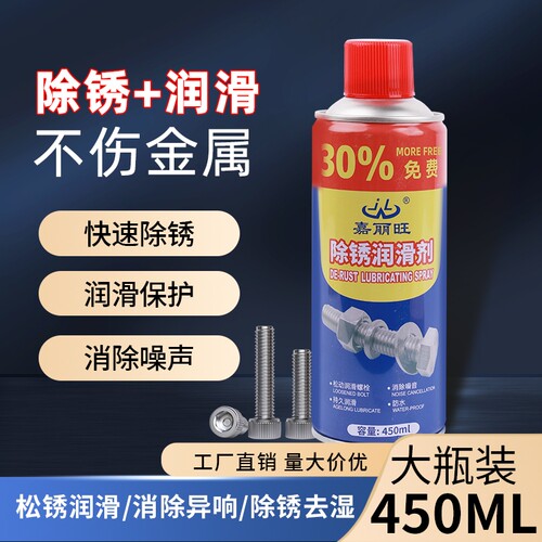 螺栓松动剂螺丝除锈剂喷剂防门响润滑油门轴合页润滑剂防锈去锈