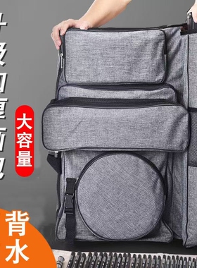 画袋画包美术生专用大容量素描写生包4k画板加厚帆布背包艺考联考多功能双肩收纳袋a2画板包图板画架画包画具