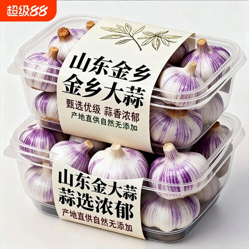 山东金乡原产地直发大蒜头干蒜