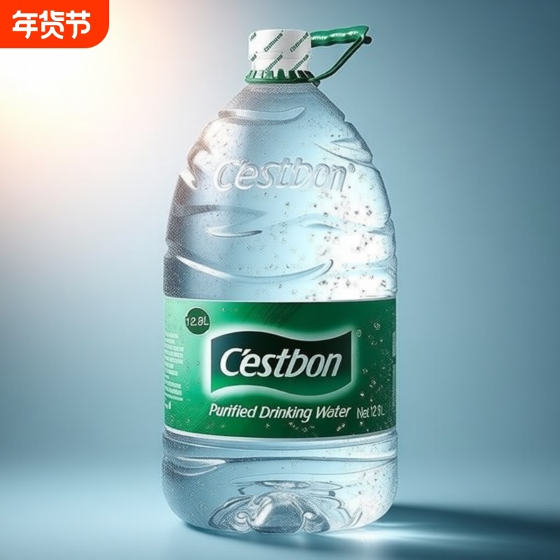 怡宝饮用纯净水12.8升桶装家庭大桶装非矿泉水饮用水用水饮料瓶装