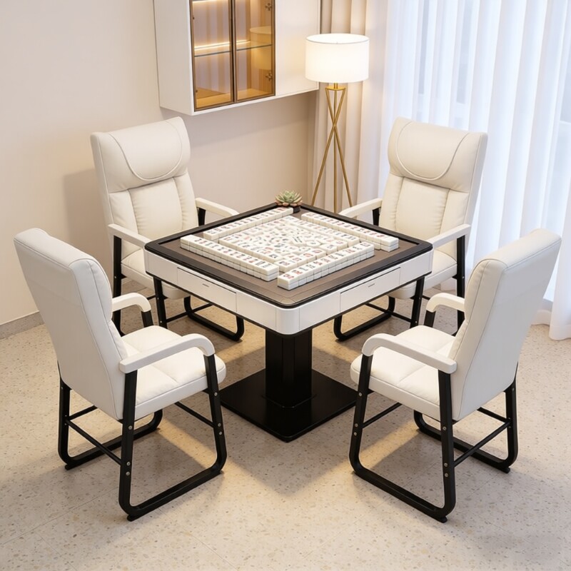 打麻将椅子棋牌室专用茶楼久坐不累舒适家用麻将馆会议室靠背凳子