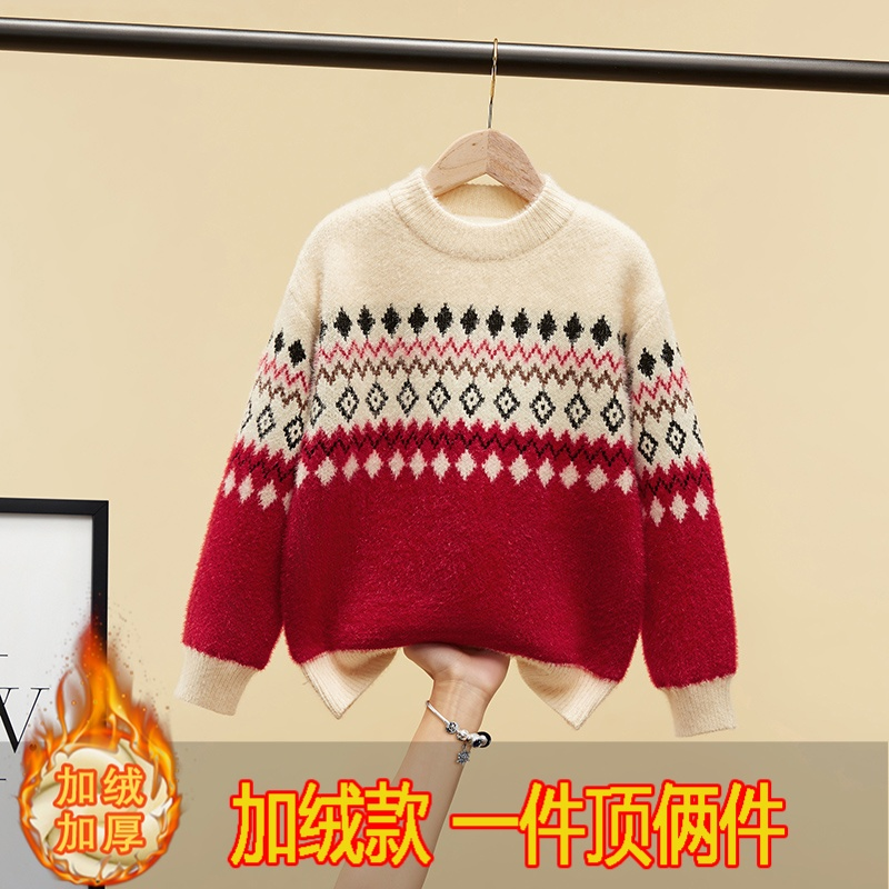 毛衣哆布哆女童可爱春秋冬