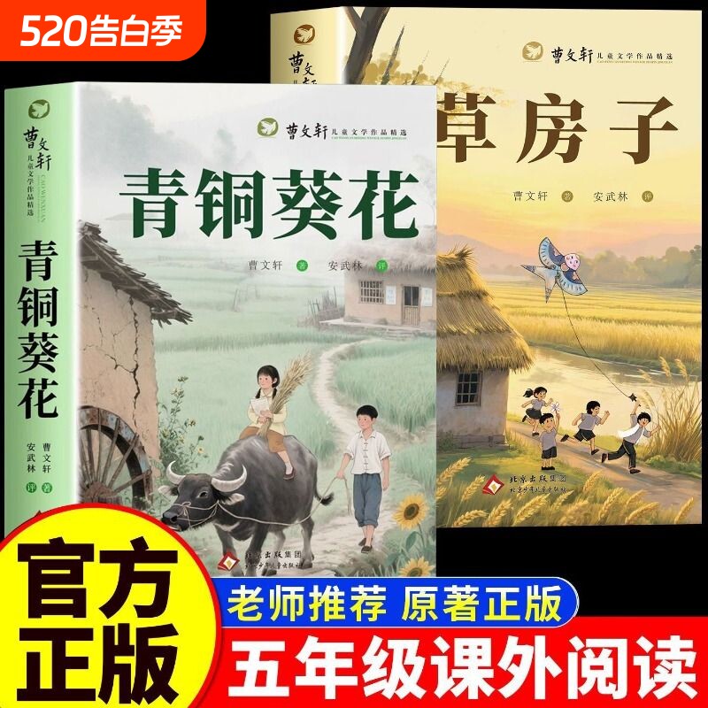 草房子正版曹文轩青铜葵花全套8册原著儿童文学作品精选8册天花板里