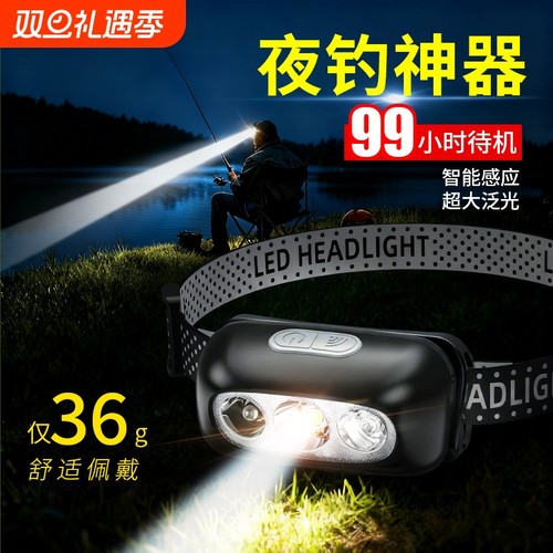 超亮可充电头灯|超1.1万次加购