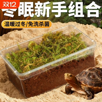 乌龟专用沙陆龟孵化产蛋冬眠棉花沙爬宠砂甲鱼螃蟹细河沙过冬沙池