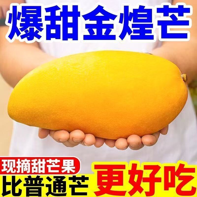 【头茬特甜】金煌芒果当季新鲜水果整箱批发水仙芒非贵妃台农