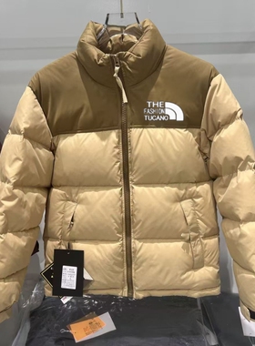 2025新款黑色经典情侣700蓬潮牌款保暖立领羽绒服外套白鸭绒鹅绒