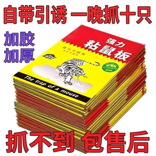 粘鼠板老鼠粘强力胶粘大老鼠贴家用正品扑捉器灭捕鼠爆款神器超强