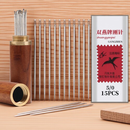 家用双燕牌缝纫针缝衣针老式手缝针缝被子钢针手工缝衣服的针织补