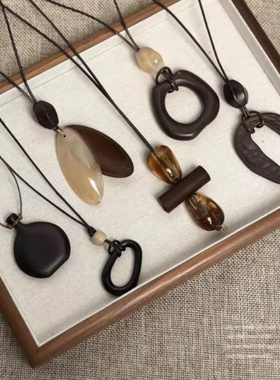 FANTAI新中式项链女款2025新款民族风配饰长款吊坠中古饰品毛衣链