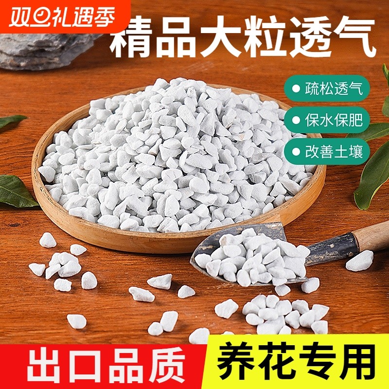 珍珠岩无尘大颗粒养花通用营养土多肉兰种植育苗膨胀保温硬质植料