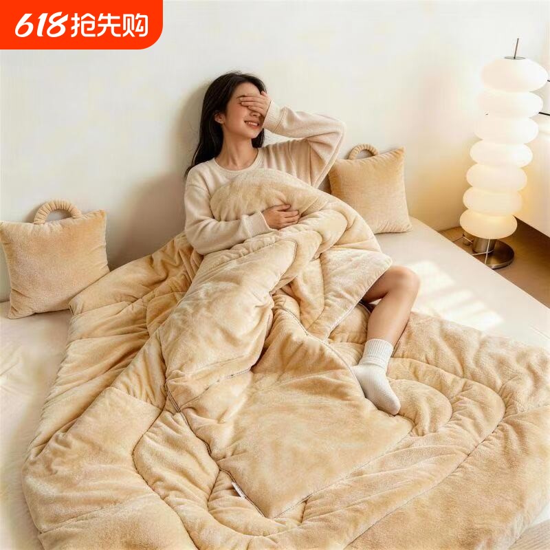抱枕被子折叠两用加厚二合一汽车载枕头被办公室午睡毯子靠枕午休