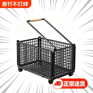 收纳箱带滑轮移动储物箱书箱大容量超大玩具收纳筐书本整理箱拉杆