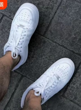 2026新款af1马年情人节限定女鞋白粉色低帮耐磨百搭运动休闲板鞋