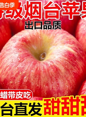 山东红富士新果高山老树烟台苹果产地直发酸甜爽脆新鲜现发栖霞