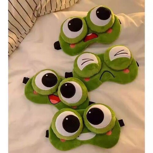 搞怪睡眠睡觉眼罩青蛙遮