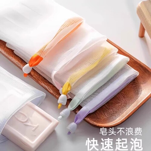 香皂打泡网肥皂袋起泡网小泡沫网手工皂脸部洗面奶发泡网皂网袋