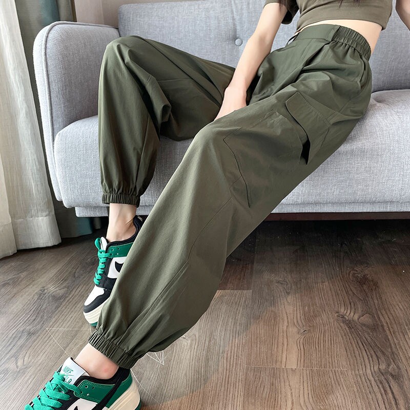 2026新款冰丝运动裤女夏季薄款图片