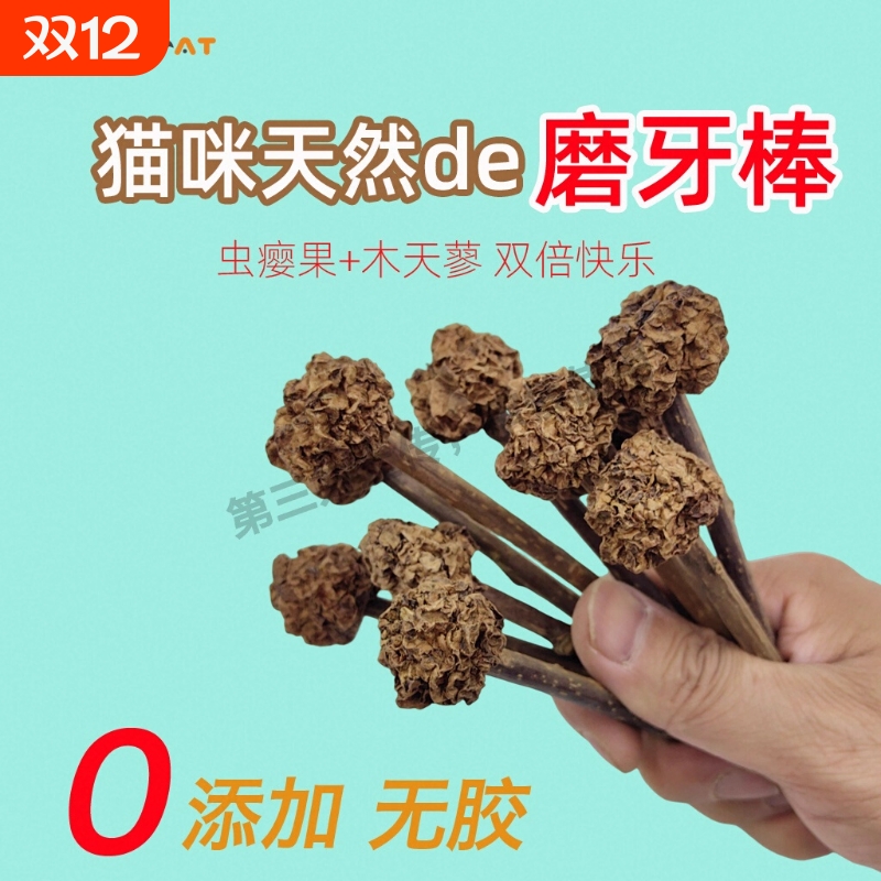 猫咪玩具鱼骨头木天蓼猫薄荷磨牙棒真鱼磨牙耐咬自嗨解闷逗猫棒