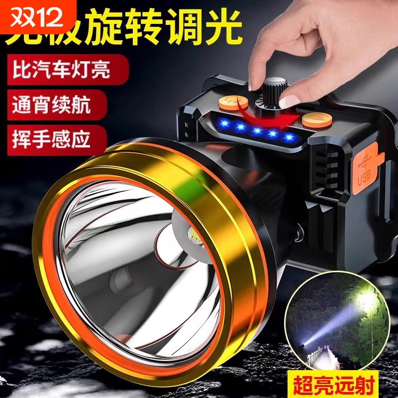 超亮充电钓鱼头灯|254人收藏