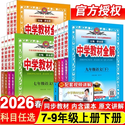 中学教材全解九年级下册