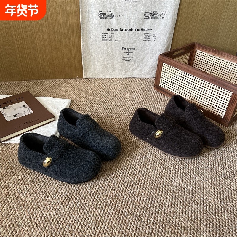 保暖加绒内增高毛呢勃肯鞋2025冬季新款博肯鞋女鞋灰色毛绒休闲,女鞋,勃肯鞋/软木鞋,淘宝优惠券,粉丝福利购,淘宝优惠卷