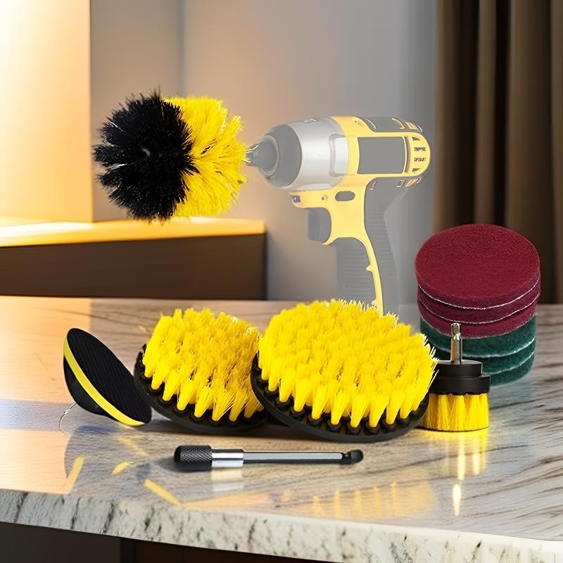 电动清洁刷汽车内饰顶棚轮毂脚垫车门车用多功能清洗抛光打蜡洗车