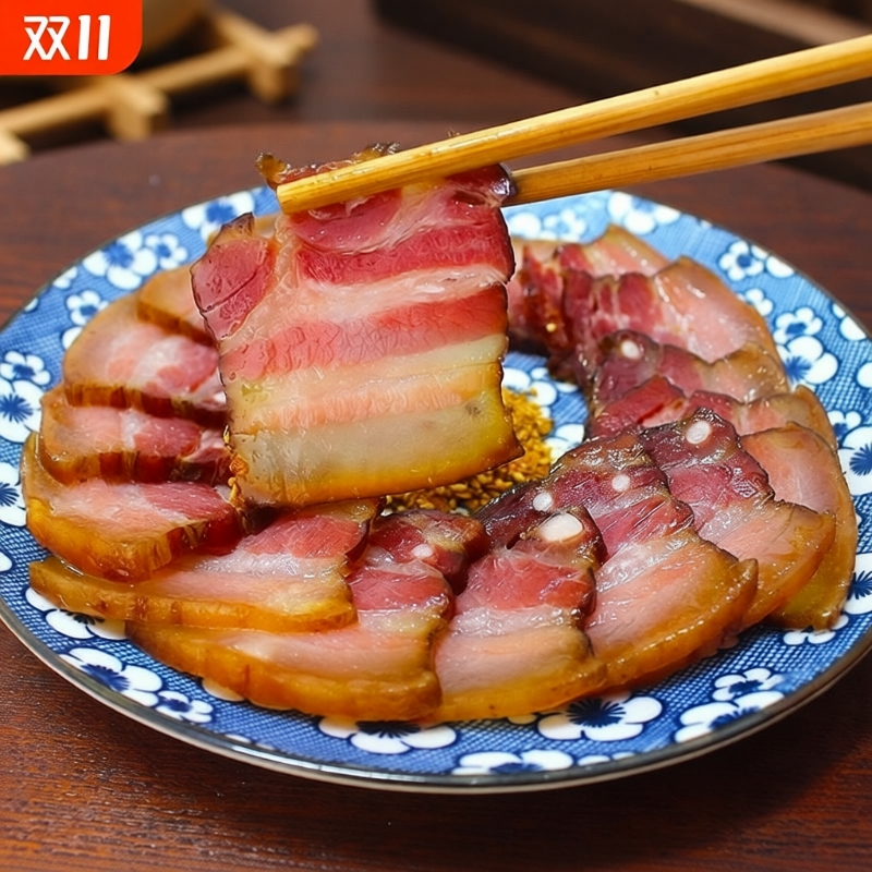 湖北正宗烟熏五花腊肉