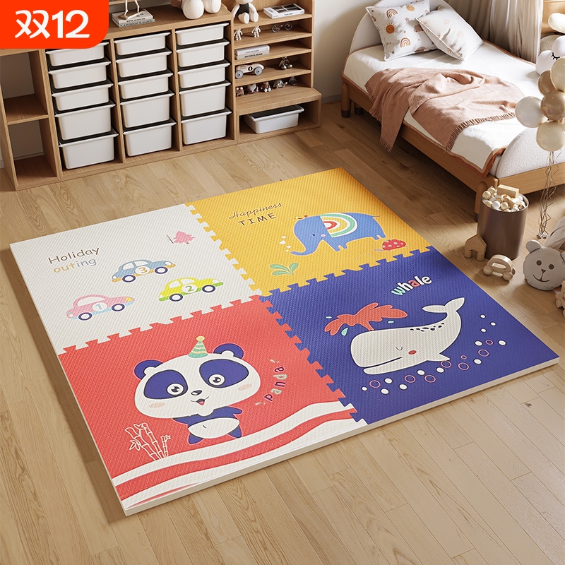 卡通拼图泡沫地垫儿童拼图爬爬垫卧室客厅宝宝加厚防摔地板垫子60