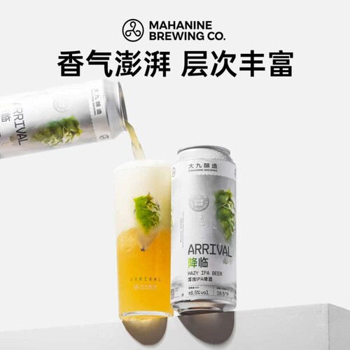 大九酿造500ml罐装啤酒降临ipa