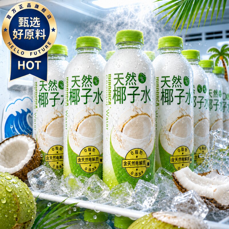 央妈推荐100%椰子水天然0添加图片