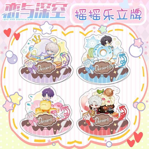 恋与深空x罗森联动交响曲系列周边二次元摇摇乐立牌摆件玩具