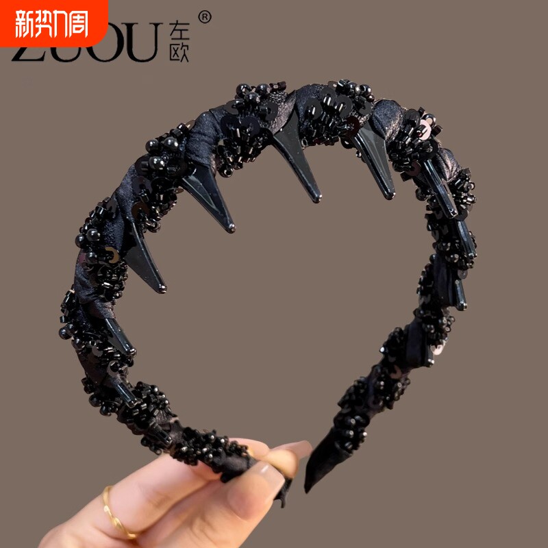 巴黎王妃发箍高颅顶女款带齿头箍高级感时尚洋气发卡2025新款头饰