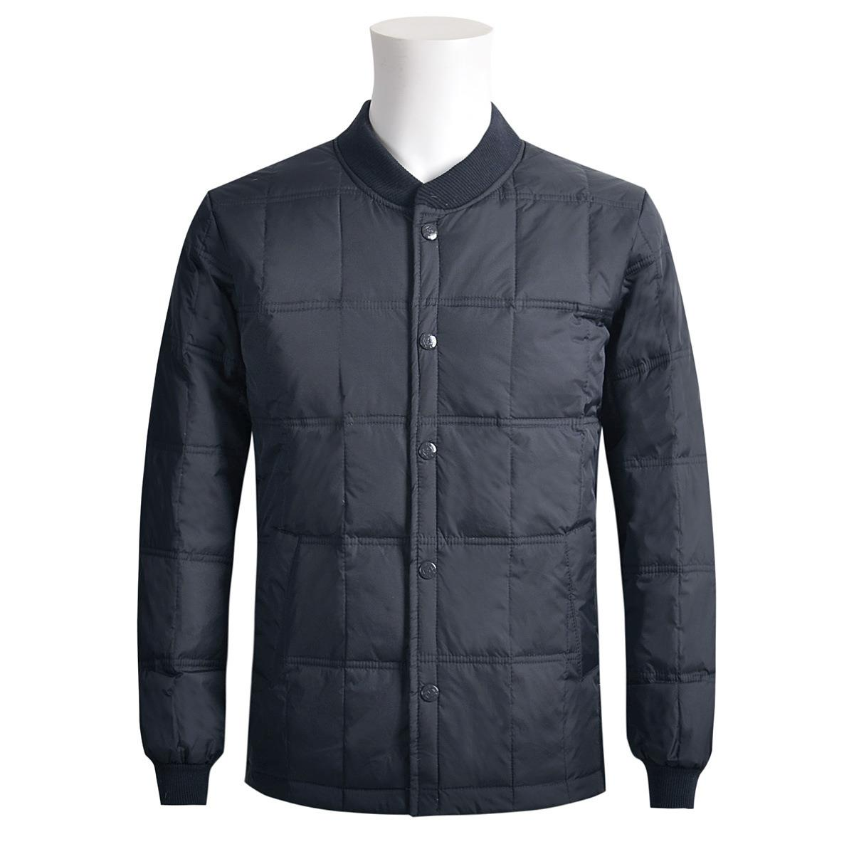 男士羽绒服鸭绒内胆长袖高领保暖内衣中老年厂家新款加肥爸爸